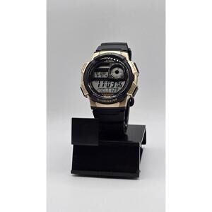Casio Men’s Digital Watch with Black and Bronze Case - AE1000W-1A3V